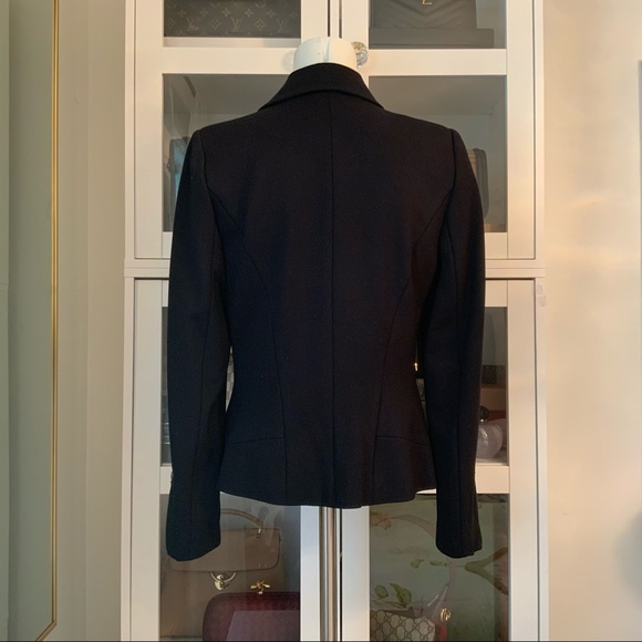 Laura petites Women’s Black Moto Jacket Size 2 - Picture 4 of 15